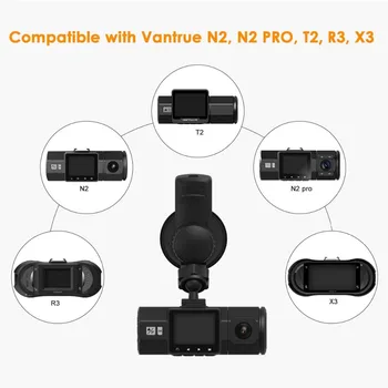 Vantrue N2 / N2 Pro / R3 / X3 / T2 Brūkšnys Cam Mini USB Automobilinis Siurbimo Taurės Kalno su GPS Imtuvo Modulis (Windows ir Mac)