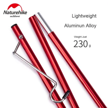 Naturehike Ultralight Mažas Šviesos Stulpų Nešiojamų Aliuminio Lydinio Lankstymo Mažos Lempos Stulpą Kempingas Įrankių, Kelionės, Kempingas Polių