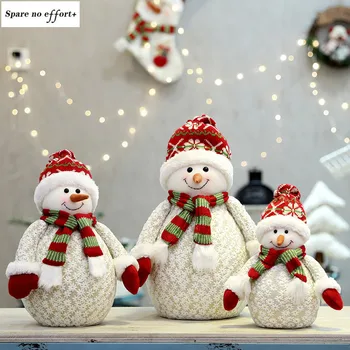 Mielas Lėlės, Papuošalai Kalėdų Snaigės Serija Santa Claus Prekybos Centro Scena Apdailos Linksmų Kalėdų, Kalėdų Dekoracijos