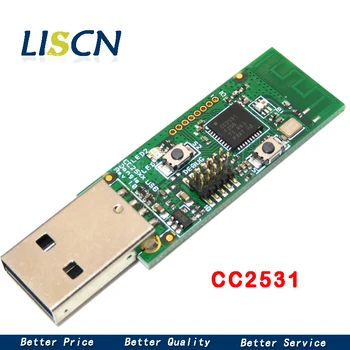 CC2531 Belaidžio Zigbe Sniffer Plikas Valdybos Paketinių Protokolo Analizės Modulį, USB Sąsaja Dongle Užfiksuoti Paketinių su 