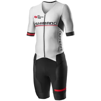 Dviratį Žmogus jersey vasaros dviračių kostiumas vientisas kostiumas Shimanoful greitai-džiovinimo trumparankoviai šortai vientisi dviračių kostiumas breathabl