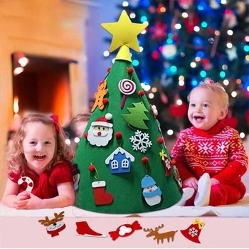 Pasidaryk pats Jaučiau, Kalėdų Eglutė, Kalėdų Dekoro Namų Navidad 2021 Naujųjų Metų Dovanos Vaikams Cristmas Papuošalai Navidad Gimdymo Kalėdų Medžio