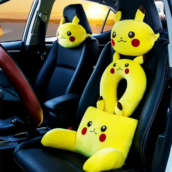 Pokemon Pliušiniai Žaislai Pikachu Pliušas Pagalvės Namų Automobilių Anime Pikachu Pav Minkšti Kimštiniai Žaislai, Lėlės Mielas Animacinių filmų Pliušas Pagalvės Dovana