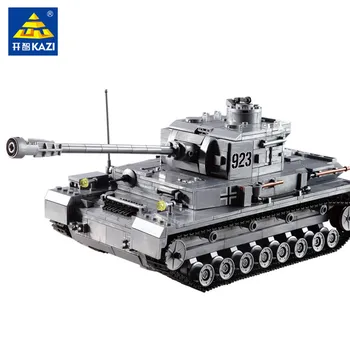 1193Pcs Didelis Panzer IV Bakas Blokai WW2 Karinės įrangos pardavimas, biuro įrangos Juguetes Plytų ARMIJOS Montavimas Švietimo Žaislai Vaikams