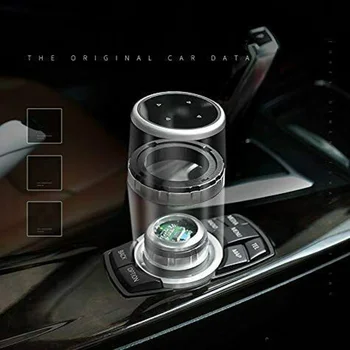 1pc Multi-media rankena, padengti Aliuminio Lydinio Mažas IDRIVE Mygtuką Dalys, BMW F10 F20/30 Naujų