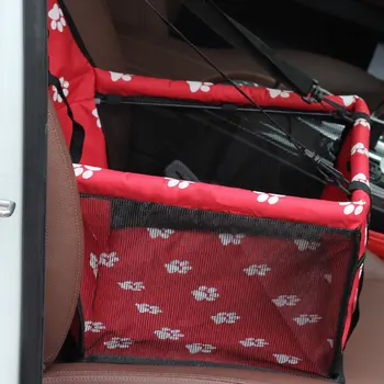 Nešiojamas Šunų Automobilio Sėdynės Pet Stiprintuvas Automobilio Sėdynė su Clip-On Saugos Diržo ir Antklodė Mažiems Gyvūnėliams, Rožinė