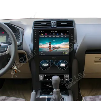 128G Automobilių GPS Navigacijos Toyota Land Cruiser 150 Prado 2018 Tesla Didelis Ekranas Android Radijo DVD Video Player Auto Multimedia