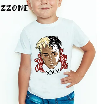 Vaikai Xxxtentacion Pobūdžio Hip-Hop Grobis Spausdinti marškinėliai Berniukams ir Mergaitėms Vasaros Aukštos Kokybės Viršūnes Vaikams Laisvalaikio Drabužiai,HKP2420