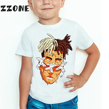 Vaikai Xxxtentacion Pobūdžio Hip-Hop Grobis Spausdinti marškinėliai Berniukams ir Mergaitėms Vasaros Aukštos Kokybės Viršūnes Vaikams Laisvalaikio Drabužiai,HKP2420