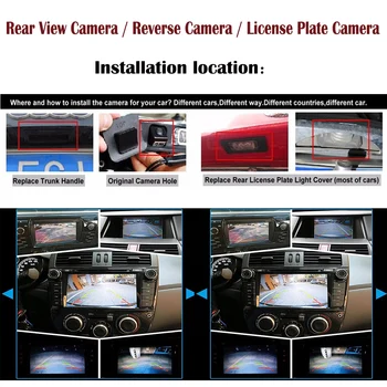 Galinio vaizdo Kamera Už Seną Toyota Corolla 2007~2018 2011 2012 2013 2017 CCD Naktinio Matymo Kamera važiavimui atbulomis licencijos plat Fotoaparatas