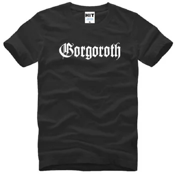 GORGOROTH T Marškinėliai Vyrams Medvilnės trumpomis Rankovėmis Gorgoroth Saulėlydis Stabus, vyriški T-Shirt Mados Roko Grupė Sunkiųjų Metalų Tee Marškinėliai