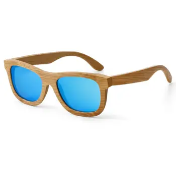 SITJNS Rankų darbo Bambuko rėmo vintage akiniai nuo saulės moterims Prekės ženklo Poliarizuoti saulės akiniai Paplūdimio Anti-UV akiniai Bambuko Akiniai nuo saulės