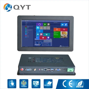QYT Pramonės Tablet PC, Embedded 12 Colių Ethernet Lan Port RJ45 RS232 Windows 10 Celeron 3855U 4G RAM 32G SSD