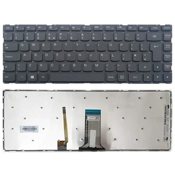 Originalus klaviatūra su foniniu apšvietimu Lenovo U31-70 U41-70 300S-14ISK 500S-14ISK S41-35 S41-70 S41-75 serija anglų nešiojamas UK išdėstymas