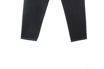 TUHAO Haremo kelnės rudens žiemos plius dydis 4XL 5XL prarasti moterų džinsai atsitiktinis haremo kelnės moteriška elastingos moteriškos kelnės PT17