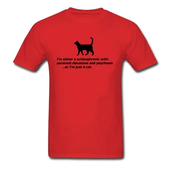 Kačių psichologijos Vasarą/Rudenį Visi Medvilnės O-Kaklo Tees Trumpas Rankovės Laisvalaikio Megztiniai Naujo Dizaino Juokinga Top marškinėliai