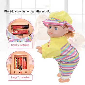Atgimimo Lėlės Elektros Smart Lėlės Juoktis, Verkti, Verkti Nuskaitymo Lėlės Žaislas Mergina Mergina Žaislą Dovanų