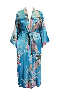 Naujas Dizainas Japonijos Moterys Vasarą Satino Chalatas Kimono Elegantiškas, Patogus, Minkštas Pižamą Kasdien Atsitiktinis Namų Naktiniai Drabužiai Šalis