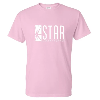 Star Labs Kietosios Spalvos Atspausdintas T-shirt Vyrai Moterys Atsitiktinis O-Kaklo Streetwear trumpomis Rankovėmis Marškinėlius Mados Medvilnės Hip-Hop Unisex Marškinėliai