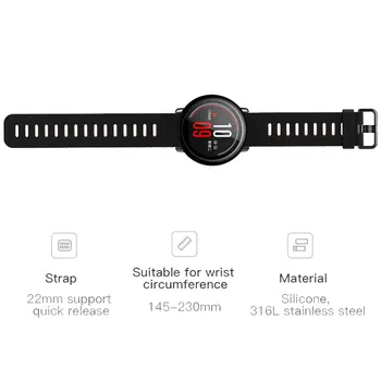 22 MM Amazfit Pvp BITŲ TEMPAS Lite Jaunimo Smart Watchband Dual Spalvų Silikoninė Apyrankė Xiaomi Huami Žiūrėti Juostos Pakeitimo