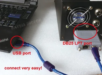 ES Laivą! Naujas USB Adapteris Valdytojas RTM200 200KHz LPT Lygiagrečiai USB Mach3 CNC Kontrolės Programos