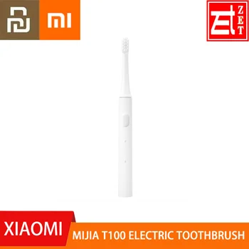 Originalus Xiaomi Mijia T100 Mi Smart Elektros dantų šepetėlį 46g 2 Greitis Xiaomi Sonic dantų šepetėlį Balinimo priemonės, Burnos Priežiūros Zonoje, 3 spalvos
