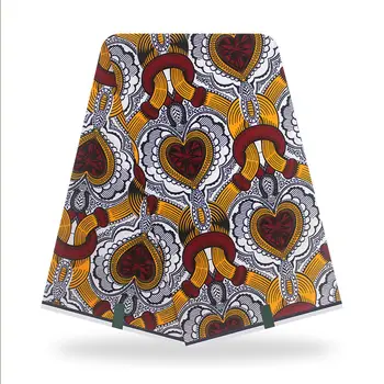 Naujas Vaškas Audinys Medvilnė, Originalus Nekilnojamojo Vaškas 2021 Aukštos Kokybės Vaškas Ankara audinio afrikos spausdinimo audinio audinio Moterų suknelės