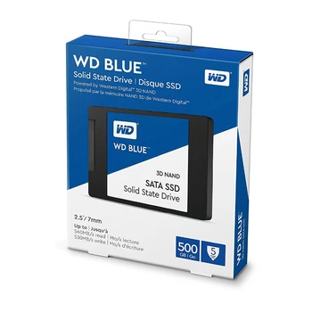 Originalus WESTERN DIGITAL WD Blue 3D NAND SSD 250GB 500GB 1 TB SATAIII Vidaus Kietojo kūno Diskai 2.5