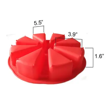 Silikono Bakeware Pyragas Visos PASIDARYK pats tortas modelis Pudingas Trikampis Pyragai Pelėsių virtuvės Kepimo Įrankių priedai Nemokamas pristatymas straipsniai