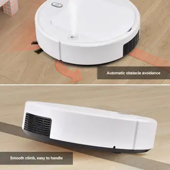 3-in-1 Automatinio valymo robotas purškimo dezinfekavimas uv tingus namų įkrovimo valymo mašina pažangi dulkių siurblys