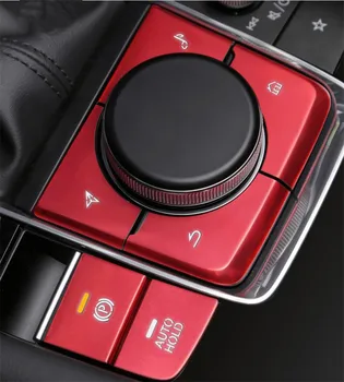 Auto daugiafunkcį mygtuką, apdaila, apdailos, interjero formavimo, dėl Mazda 3. 2019 m. 2020 m., automobilių reikmenys