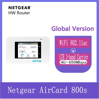 Atrakinta Netgear AirCard 800s ac800s 450Mbps 3g 4g maršrutizatorių lte mobiliojo ryšio(4G LTE Europoje, Azijoje, Vidurio Rytų ir Afrikos)