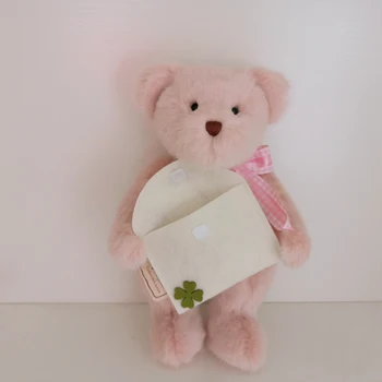 Pliušinis meškiukas pliušinis kimštiniai žaislai, su Paspaudę paketas pliušinis bendras meškiukas lėlės, žaislai vaikams mergina gimtadienio dovana mielas namų dekoro