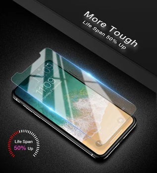 10vnt 9H Premium 2.5 D Grūdintas Stiklas iPhone 12 Mini Pro 11 Max XS XR X 8 7 6 6S Plus SE 5 Screen Protector Filmas Su Paketas