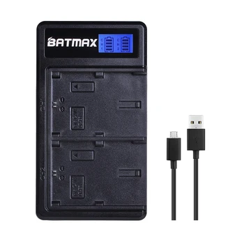 Batmax 1pc LP-E6 LP E6 LP-E6N Bateria+Naujas LCD ekranas USB Kroviklis Skirtas Canon 5D Mark II, III 60D 7D EOS 6D 70D 80D 90D EOS R R5 R6 RP