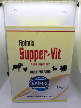 Süpper-Vit 1 Kg 10*100gr Paketai Multivitaminų Gyvūnų Aukštos kokybės Šunų Kačių Vištienos Paukščiams Maisto Pridėti Darbų Ūkyje Anti Stresas