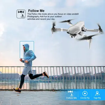 2020 Naujas GPS Drone 4K 5G WiFi realaus laiko vaizdo FPV Keturių rotorių skrydžio 25 minutes rc atstumas 500m drone HD plataus kampo dual camera