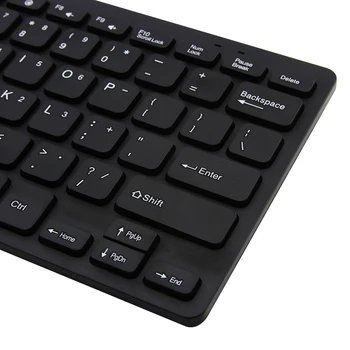 CHYI Usb Laidinę Mini Klaviatūros Nešiojamų Slim 87 Klavišus Žaidimų Klaviatūra Ultra Plonas Multimedijos Biuro Kompiuterio Klaviatūra, Skirta 