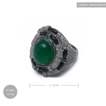Amorita boutique Ovalo spalvų atitikimo visą grąžto dizainas nuostabiai žiedai