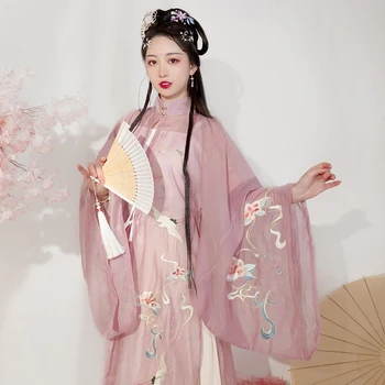 Moterų Tradiciniai Hanfu Drabužių Kinijos Han Dinastijos Princesė Kostiumu Mergina Ming Dinastijos Cosplay Suknelė Rytietiškų Pasakų Dancewear