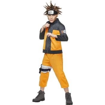 Galutinis Ninja Nuostabus Vaikai, Naruto Kostiumai Berniukams, Anime Cosplay Helovinas Šalis Apranga, Drabužiai