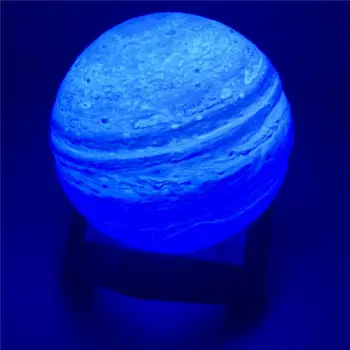 3D Spausdinimo Mėnulio Šviesa Žemę Jupiterio Futbolo Nakties Šviesos Touch + Nuotolinio Valdymo Jungiklis Miegamasis Nakties Žiburiai, Namų Dekoro Dropshippin