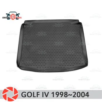 Bagažo skyriaus kilimėlis Volkswagen Golf 4 1998-2004 m bagažo skyriaus grindų kilimėlių ne slydimo poliuretano purvo apsaugos, vidaus reikalų kamieno automobilių stilius