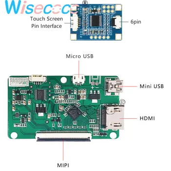 Wisecoco 8.9 colių IPS 2K LCD Ekranas 2560*1600 Su Talpinė multi-touch ekranas MIPI USB Vairuotojo Lenta