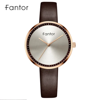 Fantor Prabangos Prekės Ponios Moterys, Elegantiškas Atsitiktinis Mados Moterų Riešo Laikrodžiai Kvarcinis Laikrodis