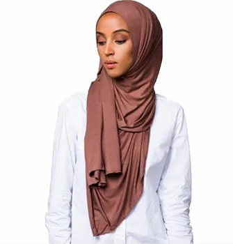(12 vnt/daug) Jersey musulmonišką hidžabą medvilnės ilgas šalikas-skara musulmonų šalikai 180*80cm, Galite Pasirinkti Spalvas, JLS102