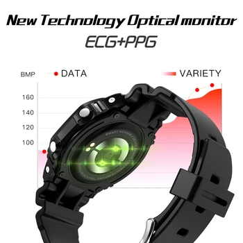 X12 IP68 Vandeniui Smart Watch Širdies ritmas, Kraujo Spaudimo Monitorius Apyrankę Plaukimo EKG PPG Vyrų, Moterų Sporto laikrodis Laikrodis