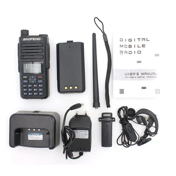 2021 Baofeng DMR DM-1801 Walkie Talkie VHF UHF 136-174&400-470MHz Dvejopo Dažnio Dual-Lizdas, Skaitmeninis Radijas DM1801 Kumpis Transliavimo