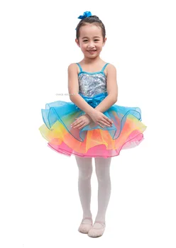 Keli Saldainiai-spalvos Tutu Suknelė Vaikams Etape Šou Baleto Kostiumas China Suknelė Veiklos Dėvėti 16052C