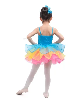 Keli Saldainiai-spalvos Tutu Suknelė Vaikams Etape Šou Baleto Kostiumas China Suknelė Veiklos Dėvėti 16052C